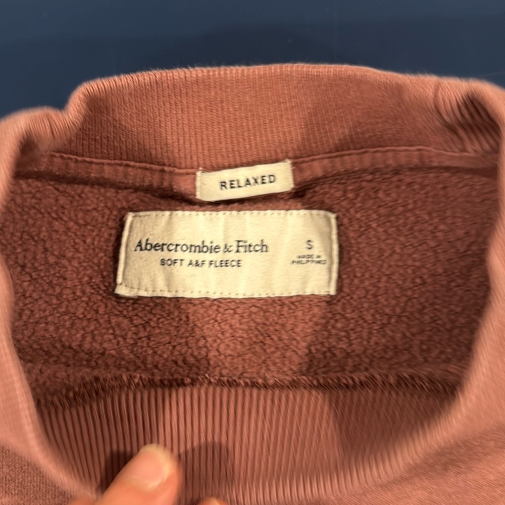 Soft fleece Abercrombie sweat shirt great condition